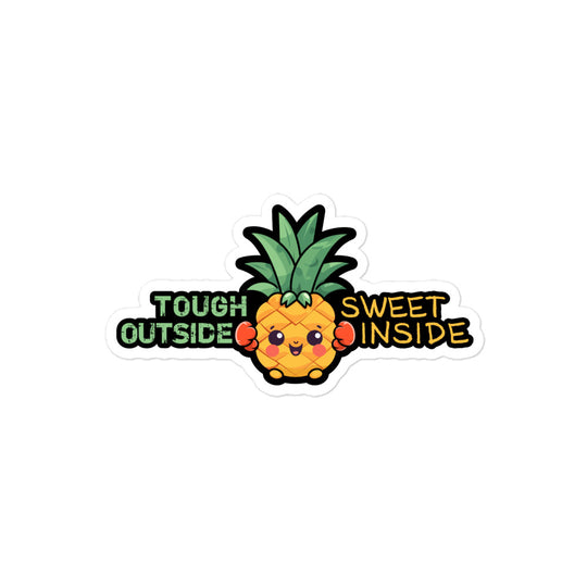 Sweet On The Inside Boxing Pineapple Sticker