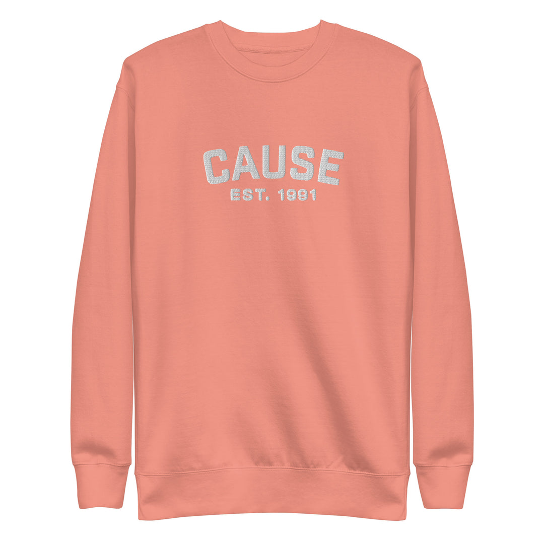 Vintage Cause Embroidered Sweatshirt