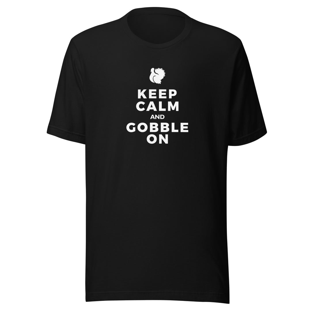 Keep Calm and Gobble On, Men's T-Shirt