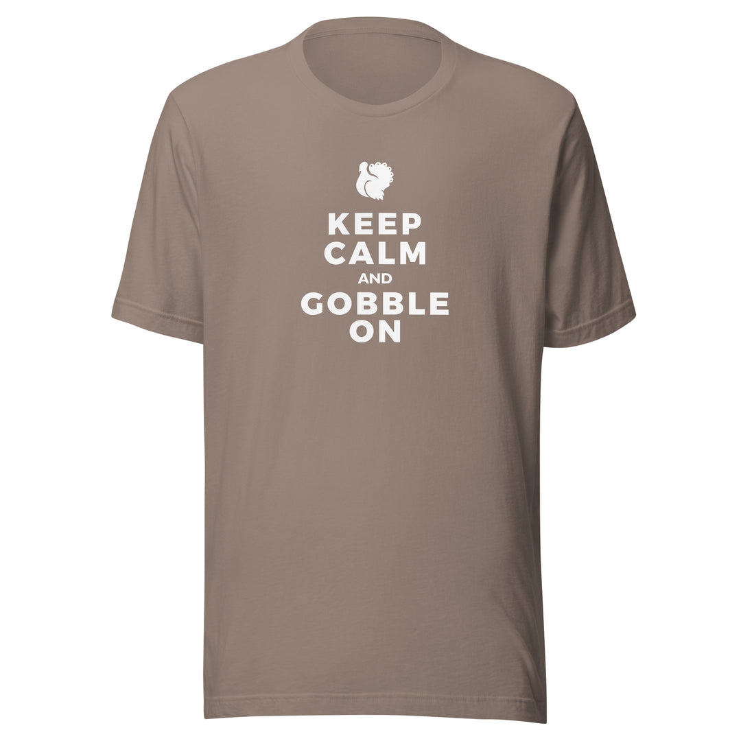 Keep Calm and Gobble On, Men's T-Shirt