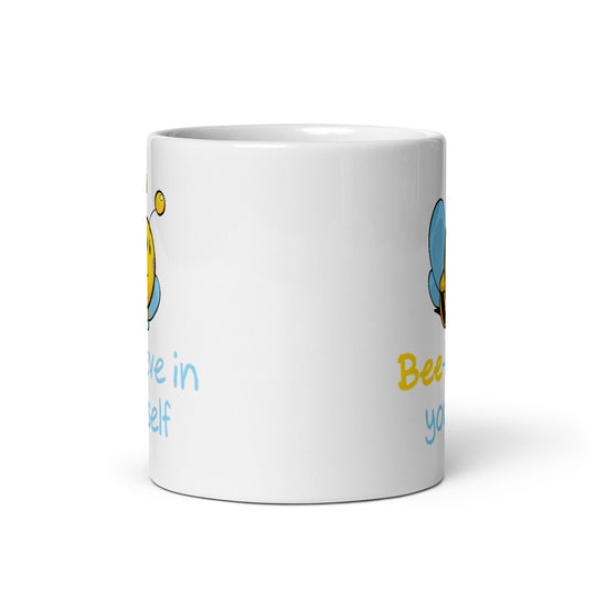 Bee-lieve In Yourself Mug, Double Sided - Cause