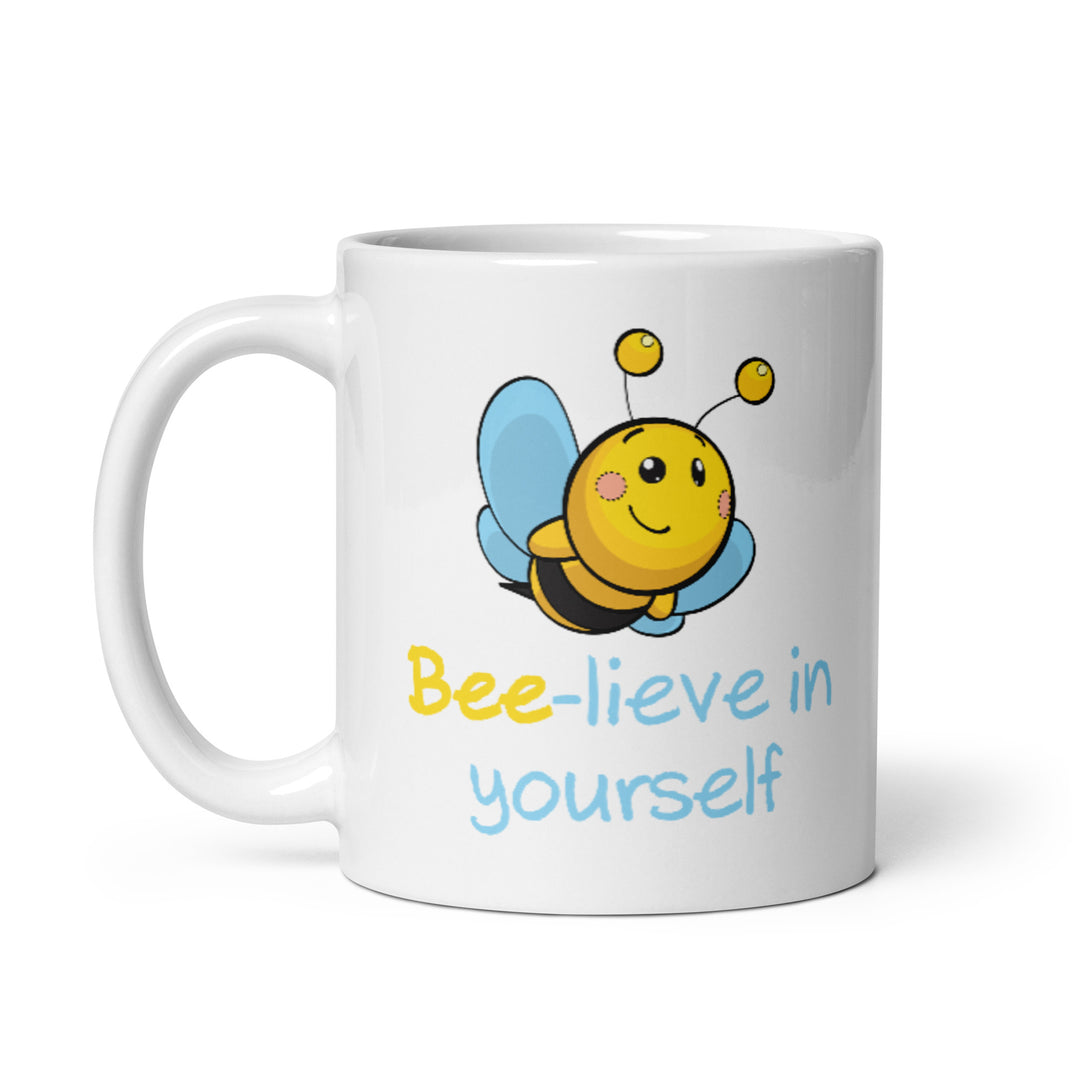 Bee-lieve In Yourself Mug, Double Sided - Cause