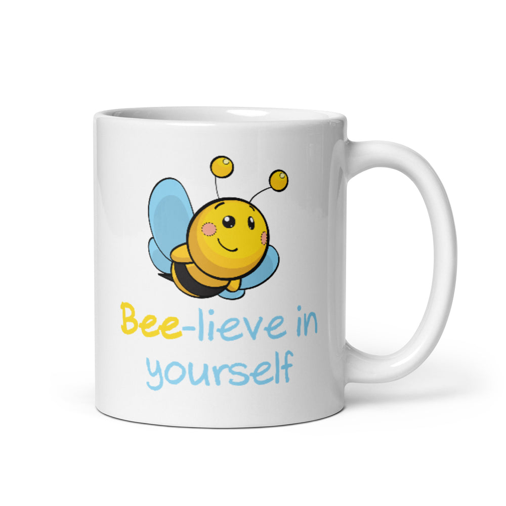 Bee-lieve In Yourself Mug, Double Sided - Cause